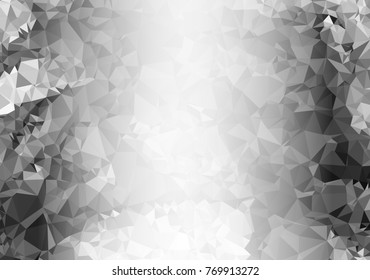 Abstract mosaic decorative background with a blank space for text or photo. Copy space. Vector clip art.