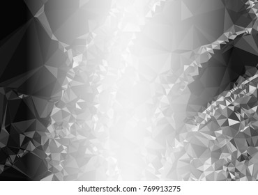 Abstract mosaic decorative background with a blank space for text or photo. Copy space. Vector clip art.