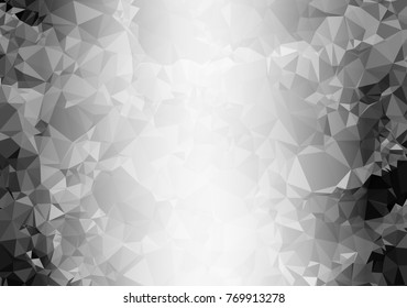 Abstract mosaic decorative background with a blank space for text or photo. Copy space. Vector clip art.