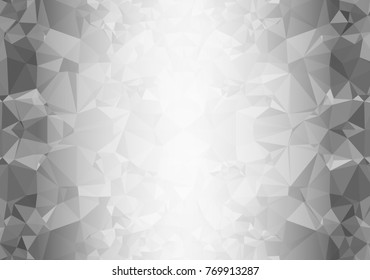 Abstract mosaic decorative background with a blank space for text or photo. Copy space. Vector clip art.