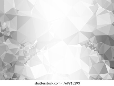 Abstract mosaic decorative background with a blank space for text or photo. Copy space. Vector clip art.