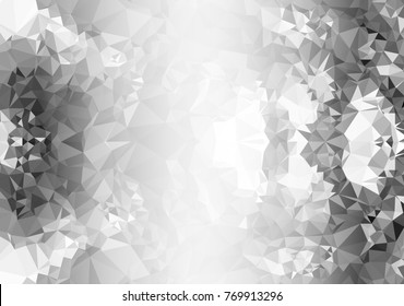 Abstract mosaic decorative background with a blank space for text or photo. Copy space. Vector clip art.