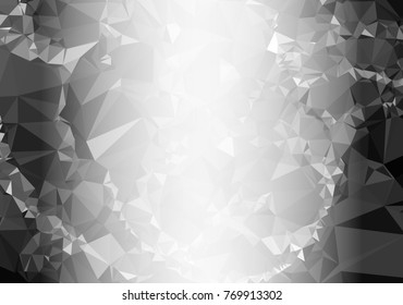Abstract mosaic decorative background with a blank space for text or photo. Copy space. Vector clip art.