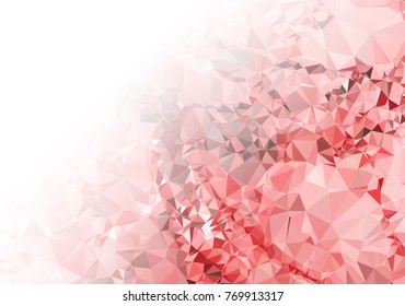Abstract mosaic decorative background with a blank space for text or photo. Copy space. Vector clip art.