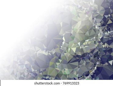 Abstract mosaic decorative background with a blank space for text or photo. Copy space. Vector clip art.