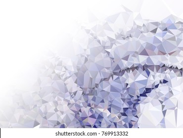 Abstract mosaic decorative background with a blank space for text or photo. Copy space. Vector clip art.