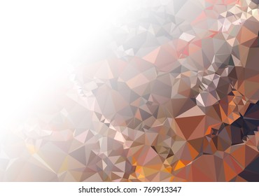 Abstract mosaic decorative background with a blank space for text or photo. Copy space. Vector clip art.