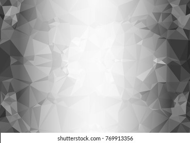 Abstract mosaic decorative background with a blank space for text or photo. Copy space. Vector clip art.