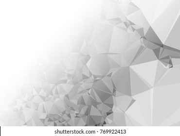 Abstract mosaic decorative background with a blank space for text or photo. Copy space. Vector clip art.