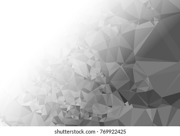 Abstract mosaic decorative background with a blank space for text or photo. Copy space. Vector clip art.