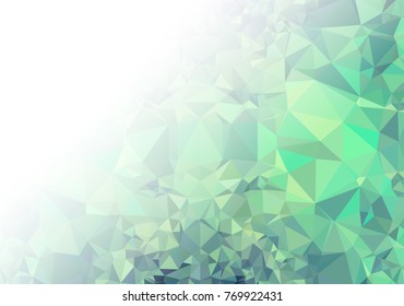 Abstract mosaic decorative background with a blank space for text or photo. Copy space. Vector clip art.