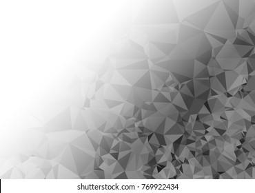 Abstract mosaic decorative background with a blank space for text or photo. Copy space. Vector clip art.