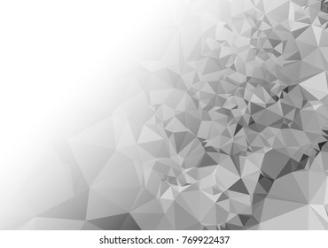 Abstract mosaic decorative background with a blank space for text or photo. Copy space. Vector clip art.