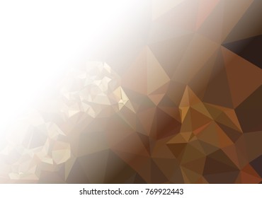 Abstract mosaic decorative background with a blank space for text or photo. Copy space. Vector clip art.