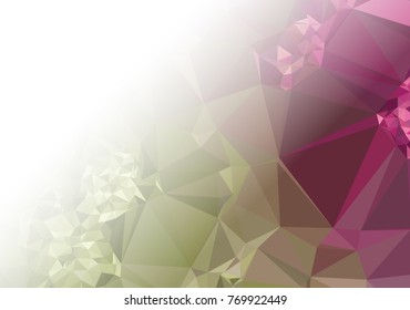 Abstract mosaic decorative background with a blank space for text or photo. Copy space. Vector clip art.