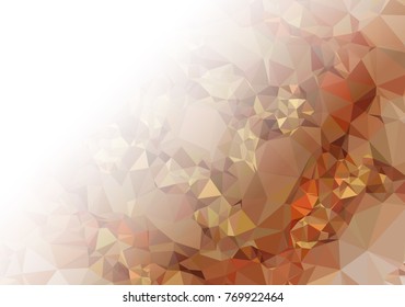Abstract mosaic decorative background with a blank space for text or photo. Copy space. Vector clip art.