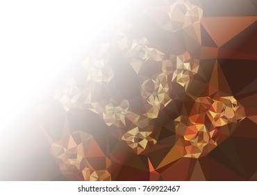 Abstract mosaic decorative background with a blank space for text or photo. Copy space. Vector clip art.