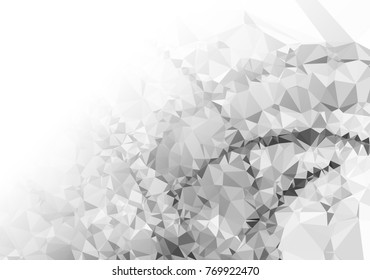 Abstract mosaic decorative background with a blank space for text or photo. Copy space. Vector clip art.