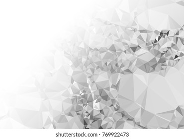Abstract mosaic decorative background with a blank space for text or photo. Copy space. Vector clip art.