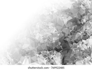 Abstract mosaic decorative background with a blank space for text or photo. Copy space. Vector clip art.