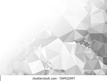 Abstract mosaic decorative background with a blank space for text or photo. Copy space. Vector clip art.