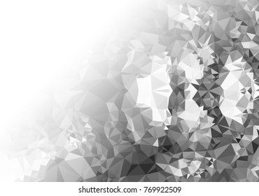 Abstract mosaic decorative background with a blank space for text or photo. Copy space. Vector clip art.