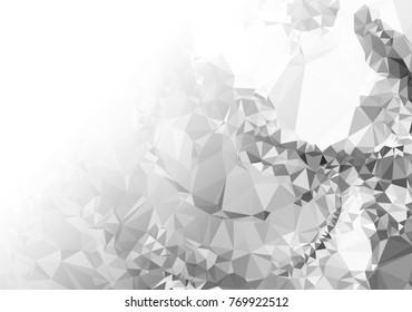 Abstract mosaic decorative background with a blank space for text or photo. Copy space. Vector clip art.