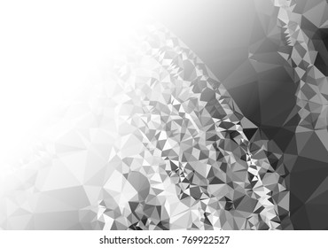 Abstract mosaic decorative background with a blank space for text or photo. Copy space. Vector clip art.