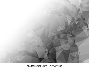 Abstract mosaic decorative background with a blank space for text or photo. Copy space. Vector clip art.