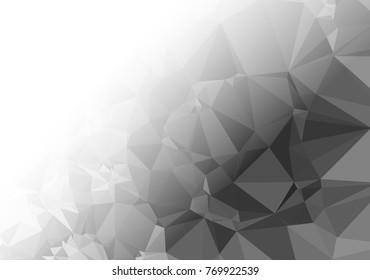 Abstract mosaic decorative background with a blank space for text or photo. Copy space. Vector clip art.