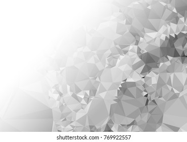 Abstract mosaic decorative background with a blank space for text or photo. Copy space. Vector clip art.