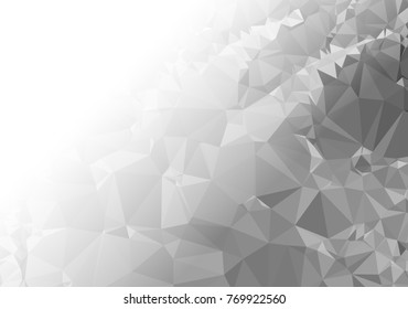 Abstract mosaic decorative background with a blank space for text or photo. Copy space. Vector clip art.