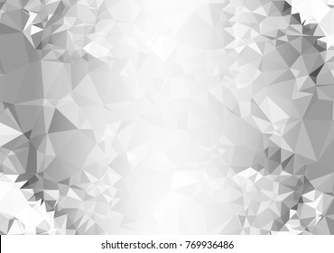 Abstract mosaic decorative background with a blank space for text or photo. Copy space. Vector clip art.