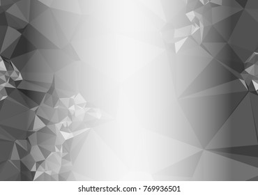 Abstract mosaic decorative background with a blank space for text or photo. Copy space. Vector clip art.