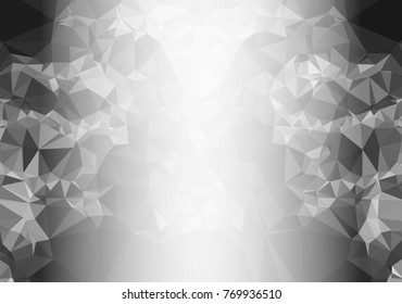 Abstract mosaic decorative background with a blank space for text or photo. Copy space. Vector clip art.