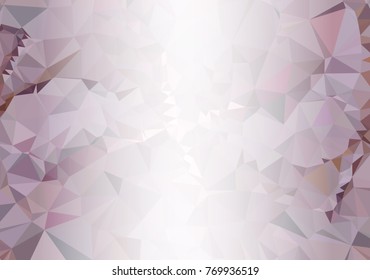 Abstract mosaic decorative background with a blank space for text or photo. Copy space. Vector clip art.