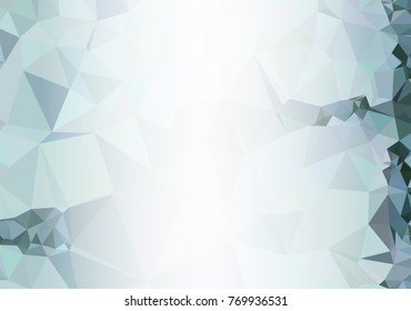 Abstract mosaic decorative background with a blank space for text or photo. Copy space. Vector clip art.