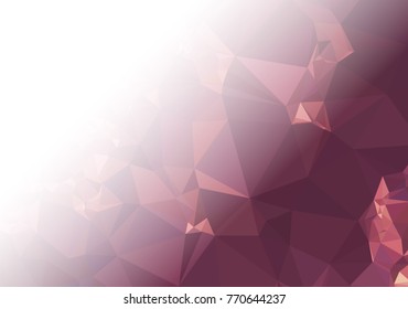 Abstract mosaic decorative background with a blank space for text or photo. Copy space. Vector clip art.