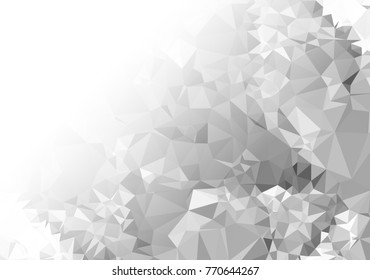 Abstract mosaic decorative background with a blank space for text or photo. Copy space. Vector clip art.