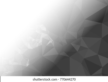 Abstract mosaic decorative background with a blank space for text or photo. Copy space. Vector clip art.