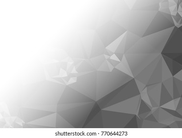Abstract mosaic decorative background with a blank space for text or photo. Copy space. Vector clip art.
