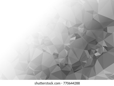 Abstract mosaic decorative background with a blank space for text or photo. Copy space. Vector clip art.
