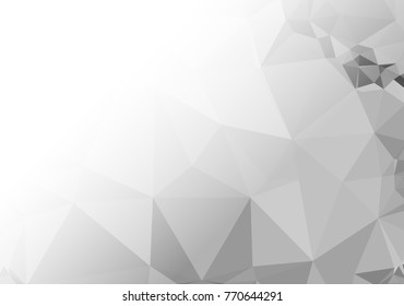 Abstract mosaic decorative background with a blank space for text or photo. Copy space. Vector clip art.