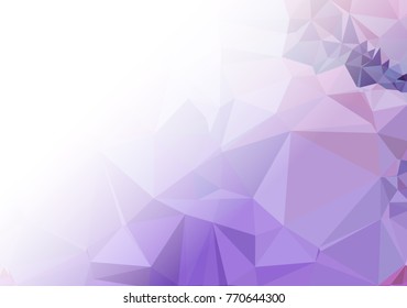 Abstract mosaic decorative background with a blank space for text or photo. Copy space. Vector clip art.