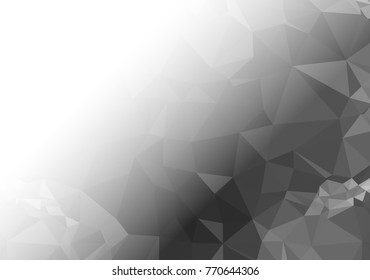 Abstract mosaic decorative background with a blank space for text or photo. Copy space. Vector clip art.