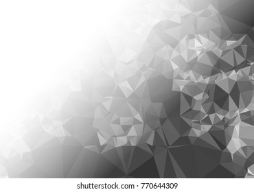 Abstract mosaic decorative background with a blank space for text or photo. Copy space. Vector clip art.