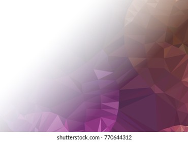 Abstract mosaic decorative background with a blank space for text or photo. Copy space. Vector clip art.