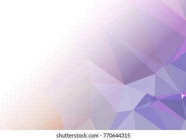 Abstract mosaic decorative background with a blank space for text or photo. Copy space. Vector clip art.