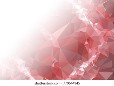 Abstract mosaic decorative background with a blank space for text or photo. Copy space. Vector clip art.