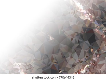 Abstract mosaic decorative background with a blank space for text or photo. Copy space. Vector clip art.